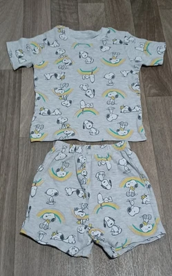 £0.99 • Buy Snoopy Baby Girl Boys  Outfit Top And Shorts 18-24 Months BNWOT 😍 