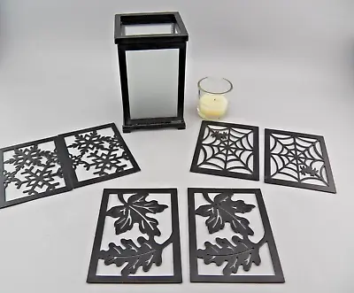 PartyLite Change-O-Luminary Lantern Tealight Holder P8977 Fall Winter Halloween • $21.16