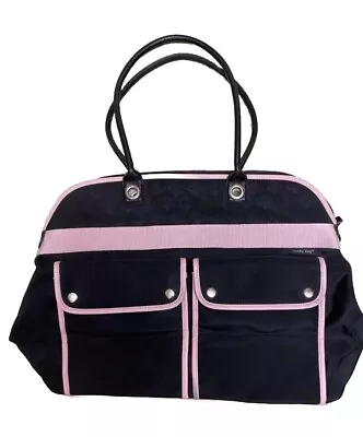 Mary Kay Pink And Black Zipper Enclosure Travel Overnight Bag Fast Shipping • $69.99