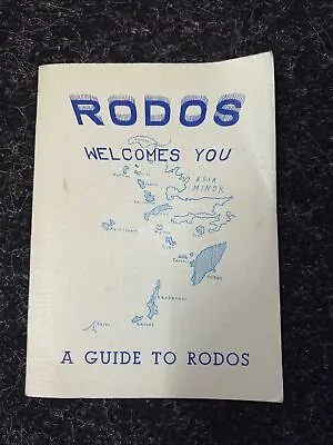 Vintage 1966 Rodos Rhodes Travel Guide Book With Maps - Vassos E. Cottis • $12.62