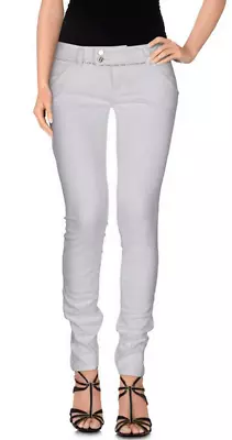 MET (Italy) Skinny Rhinestones Jeans White 30 NWT $211 • $62