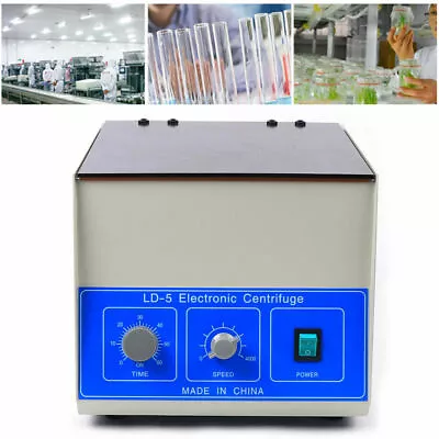 50ml X 8 Electric Centrifuge Lab Medical Benchtop Centrifugal Separator Machine • $172.96