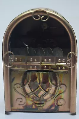 Vintage Copper Tin Music Box Jukebox Wurlitzer Rock Around The Clock • £19.29