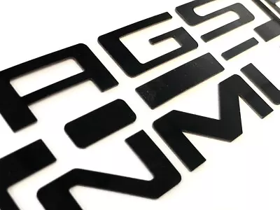 Dkm | Rear Bumper Letter Inserts Black For Mustang Gt 1987-1993 Not Decals • $17.95