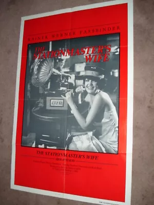 Rainer Werner Fassbinder's THE STATIONMASTER'S WIFE Original 1982 O/S Poster!  • $45