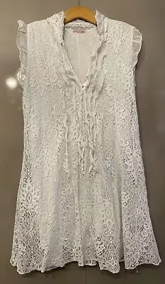 Miss Sugar Made In Italy Lovely White Lace Dress - One Size  • $24.87