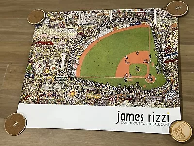 James Rizzi Fine Art Print  Take Me Out To The Ballgame  Seinfeld Wall - Mint! • $799.99