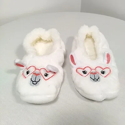 Women's Indoor Slipper Shoe Size 7-8 1 Pair White Bunny Rabbits Love In The Air • $12.99