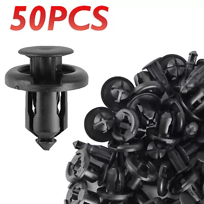 $7.09 • Buy 50X 10mm Bumper Engine Cover Fender Grille Clips For Subaru Forester Impreza WRX