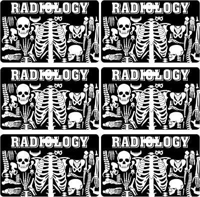 $13.23 • Buy 10 Pieces Xray Marker Holder Skeleton Themed PVC Xray Marker Holder X-Ray Badge 