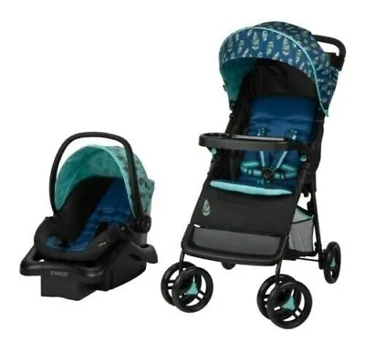 Lift & Stroll DX Car Seat & Stroller Combo - Cosco Travel System - Feathers/Blue • $39.99