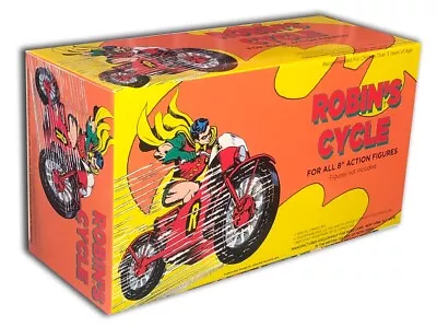 ROBIN CYCLE BOX For 8  Mego Action Figures (BOX ONLY) • $25