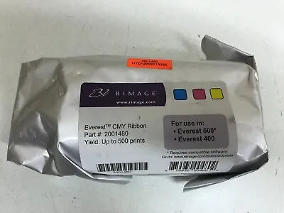 Genuine Sealed Rimage Everest 400 600 CMY Ribbon 2001480 • $129.95