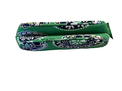 Vera Bradley Zip Top Eyeglass Case Cupcake Green Floral • $14.99