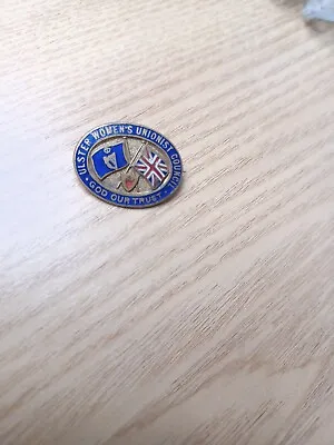 Rare Vintage Ulster Women's Unionist Council Badge 1912 U.v.f Carson Covenant.  • £15