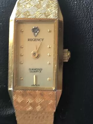 Vintage Regency Diamond  Quartz Watch • $20