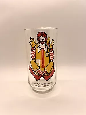 Vintage Ronald McDonald McDonald's Collector's Series Glass 1977 • $8.99