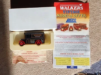 Lledo Walkers Crisps Black Ford Model T Promotional Van  Boxed Unused • £2