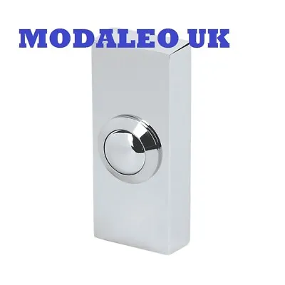 Byron 2204BC Wired Doorbell Bell Push Chrome-  2204BC  • £20.99