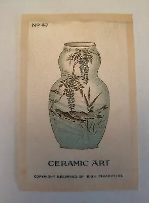 £0.20 • Buy BDV Cigarette Silk Ceramic Art No 47