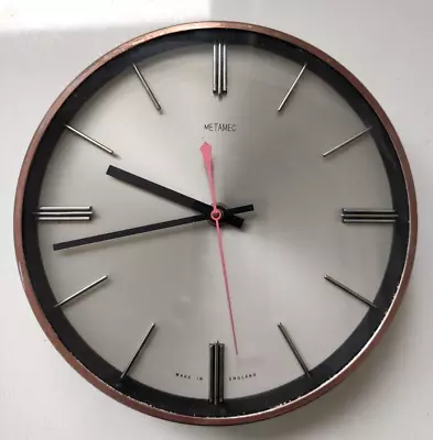£21.99 • Buy Vintage Metamec Wall Clock