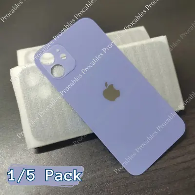 Lot For IPhone 15 14 13 12 11 8 XS XR Back Glass Replacement Big Hole Rear Cover • $444.14