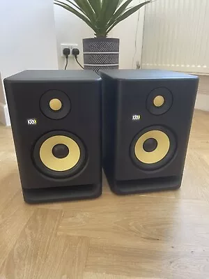 £270 • Buy KRK Rokit RP5 G4 5 Inch Powered Studio Monitors - Black (Pair) LCD Setup Display