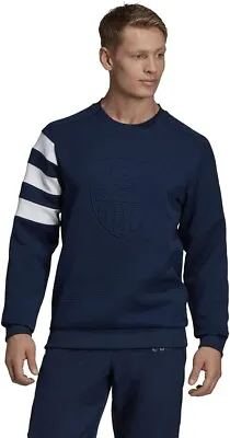 Adidas Men's USA Volleyball Crew Sweatshirt (Blue/White) Size Small • $29.99