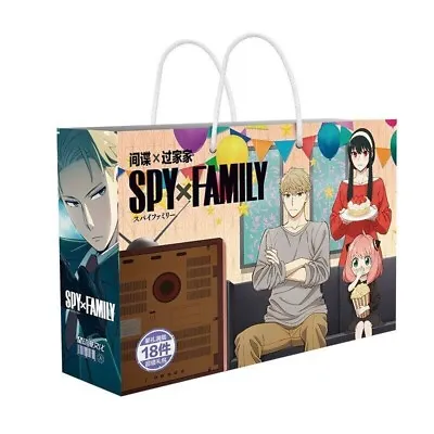 Spy X Family 30CM Gift Bag Collection Badges Photos Japanese Anime • £14.99