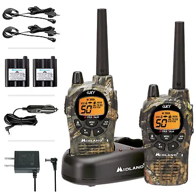 Midland GXT1050VP4 Radios With Headsets And Charger • $89.99