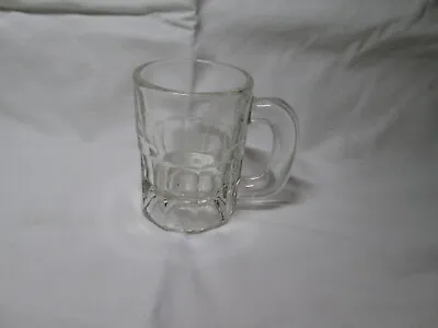 Glass Miniature Beer Stein Liquor DOUBLE SHOT Glass Root Beer Mug W/Handle 3.25  • $5
