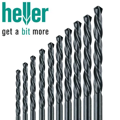 10x GERMAN QUALITY HELLER HSS-R DRILL BITS Imperial 1/16  - 31/64  For Metal • £4.84