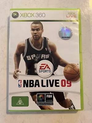 NBA Live 09 Xbox 360 Game PAL + Manual • $8