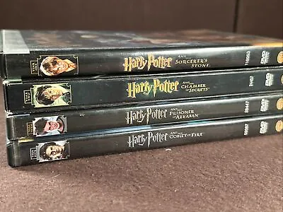 LOT Of 4 Harry Potter Years 1-4 DVDs Most Are Full-Screen Great Used Condition! • $4.79