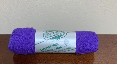 Elsa Williams Tapestry Needlepoint Yarn 100% Wool Purple # 331 - 40 Yard Skein • $5.55