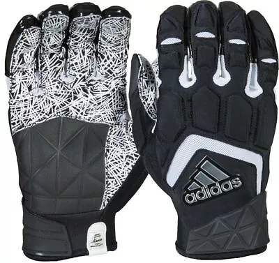 New Adidas Freak Max Lineman Padded Football Gloves AF0803-202 Black Size 4XL • $39.99