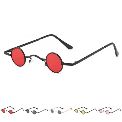 $10.39 • Buy Vintage Small Round Hippie Hipster Sunglasses For Men Women Circle Sun Glasses