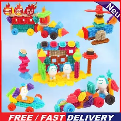 Bristle Shape Blocks Build And Play Fun Bricks Set For Boys Girls (100pcs) • $42.01