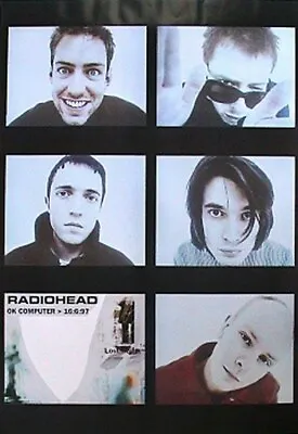 RADIOHEAD POSTER Computer Screen Collage HOT NEW 24X36 • $15.18