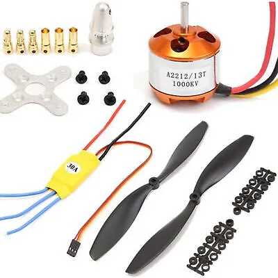 2200KV Brushless Motor 30A-ESC Servo Propeller Fr RC Fixed Wing Plane Helicopter • $15.33