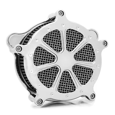 Chromed Air Cleaner Intake Filter For Harley M8 Softail Touring Road Glide 18-23 • $95.04