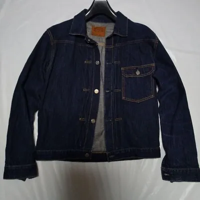 THE FLAT HEAD 6001W Denim Jacket Men Size 40 Indigo Made In Japan • $706.72