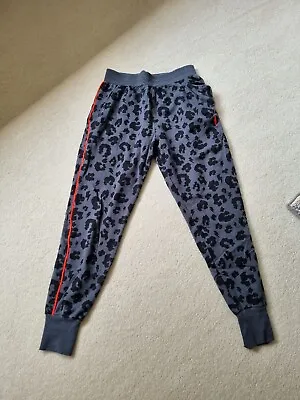 £50 • Buy Scamp And Dude Dark Grey Snow Leopard Tracksuit Bottoms / Joggers - S /worn Once
