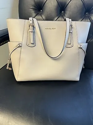 MICHAEL Michael Kors Voyager East West Logo Tote Bag Grey • $125