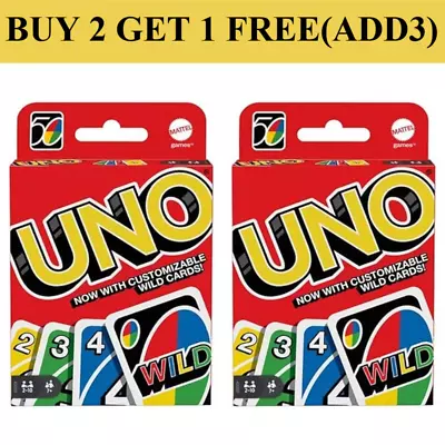 Mattel Wild UNO Card Game 112 Cards Family Children Friends Party Gift XMas • £4.59