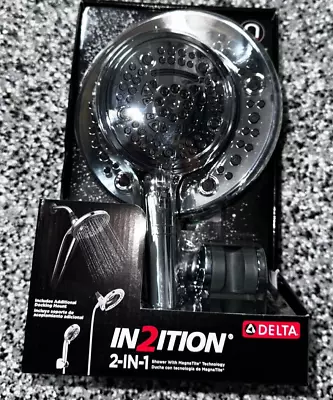 In2ition 2 IN 1 Shower Magna Tite Technology 7 Sprays Hand Shower Chrome. NEW • $84.99