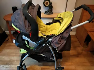 3 In 1 Buggy Graco Travel System With Raincover • £85