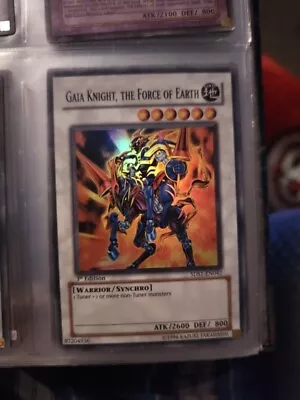 Gaia Knight The Force Of The Earth 5DS1-EN042 1st Edition Super Rare Yugioh Card • £5