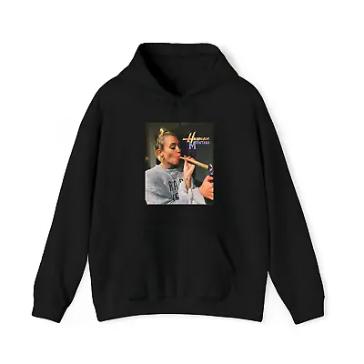 Hannah Montana Hoodie Funny Meme Miley Cyrus Smoking Weed Novelty Humor Pullover • $44.99