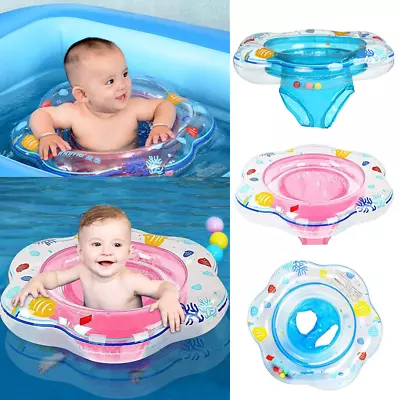 Baby Swimming Ring Inflatable Float Seat Toddler Kid Water Pool Swim Aid Toys UK • £5.98